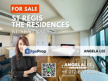 6-Star Luxury Living @ St Regis The Residences, KL Sentral, Kuala Lumpur, KL City