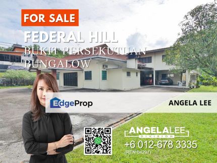 Federal Hill (Bukit Persekutuan) Single Storey Bungalow for Sale, Kuala Lumpur, Bangsar