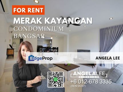 Bangsar Merak Kayangan Court 3 Bedroom Fully Furnished for Rent, Kuala Lumpur, Bangsar