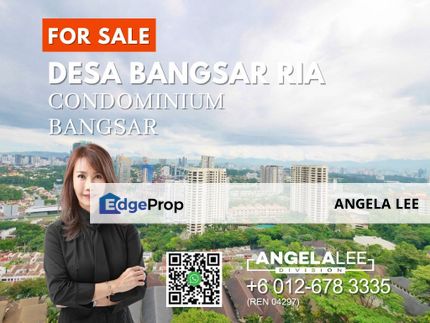 Desa Bangsar Ria 1,808sf Low Density Condominium for Sale, Kuala Lumpur, Bangsar