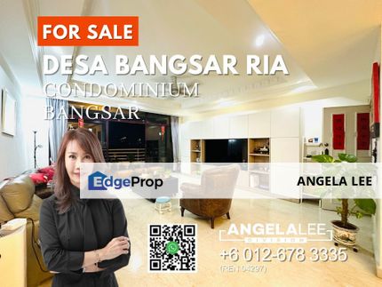 Desa Bangsar Ria 2,070sf Low Density Condominium for Sale, Kuala Lumpur, Bangsar