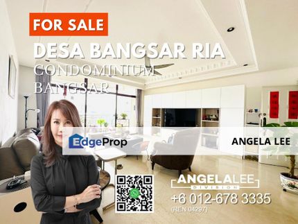 Desa Bangsar Ria 2,070sf Low Density Condominium for Sale, Kuala Lumpur, Bangsar