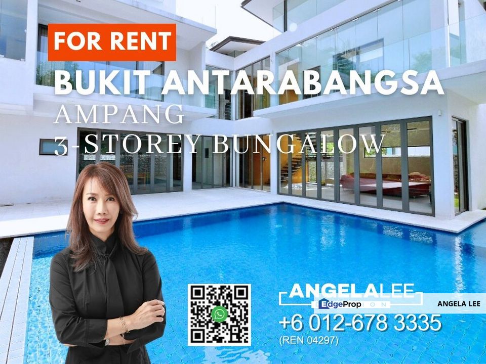 Bukit Antarabangsa Taman Kelab Ukay 3 Storey Bungalow with Pool for Rent, Selangor, Ulu Kelang