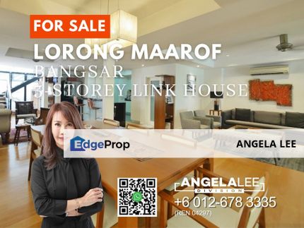 Bangsar Lorong Maarof Modern 3-Storey Link House for Sale, Kuala Lumpur, Bangsar