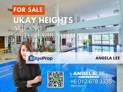 Ampang Ukay Heights 4s Bungalow with KL City View, Selangor, Ampang