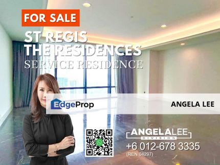 6-Star Luxury Living @ St Regis The Residence, KL Sentral, Kuala Lumpur, KL City