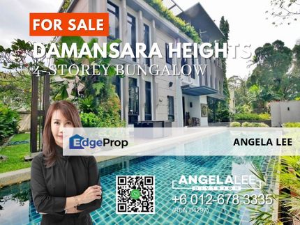 Damansara Heights 4-Storey Modern Self Built Bungalow Pool for Sale, Kuala Lumpur, Damansara Heights