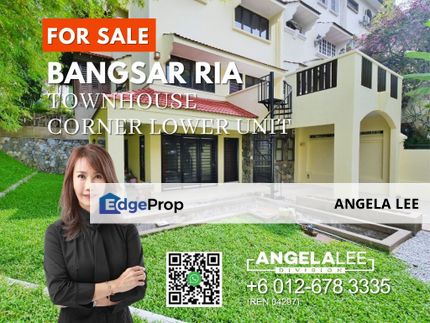 Bangsar at Bukit Bandaraya, Bangsar Ria Corner Lower Unit Townhouse , Kuala Lumpur, Bangsar