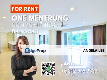 Bangsar One Menerung Condominium for Rent, Kuala Lumpur, Bangsar