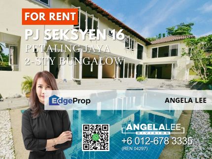 Petaling Jaya Seksyen 16 2-Storey Bungalow Pool for Rent, Selangor, Petaling Jaya