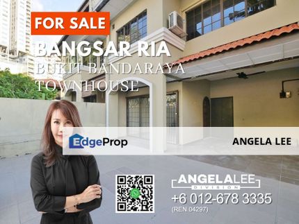 Bangsar Ria at Bukit Bandaraya 3-Storey Upper Unit Townhouse for Sale, Kuala Lumpur, Bangsar