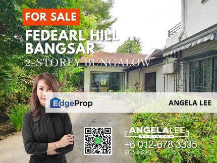 Federal Hill (Bukit Persekutuan) 2-Storey Bungalow for Sale, Kuala Lumpur, Bangsar