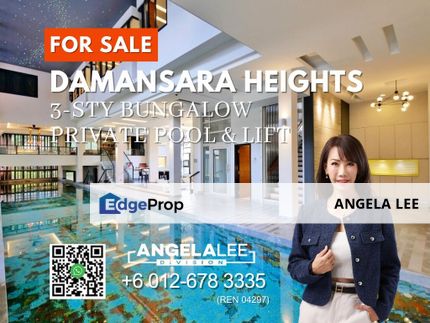 Damansara Heights 3s Bungalow with Private Pool & lift for Sale, Kuala Lumpur, Damansara Heights