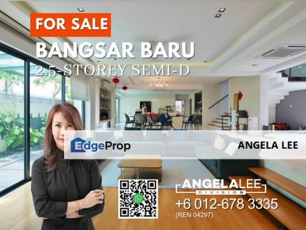 Bangsar Baru Luxury Rebuilt ID Reno 2.5-Storey Semi-D for Sale, Kuala Lumpur, Bangsar