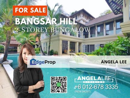 Bangsar Hill Exclusive Gated Guarded 2-Storey Bungalow with Pool, Kuala Lumpur, Bangsar