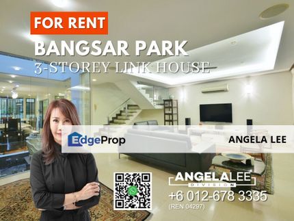 Bangsar Park 3-Storey Link House for Rent, Kuala Lumpur, Bangsar