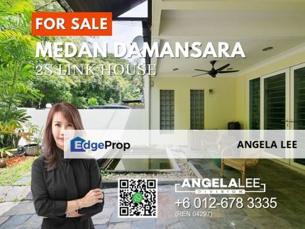 Medan Damansara Gated Guarded & Renovated 2-Storey Link House for Sale, Kuala Lumpur, Damansara