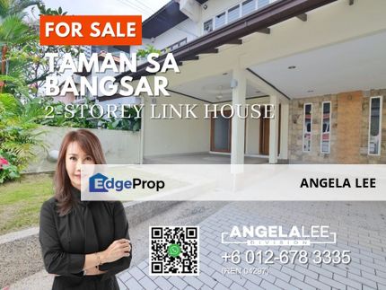 Bangsar Jalan Menerung 2-Storey Link House for Sale, Kuala Lumpur, Bangsar