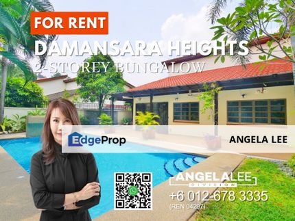 Damansara Heights 2-storey Bungalow Pool & Garden for Rent, Kuala Lumpur, Damansara Heights