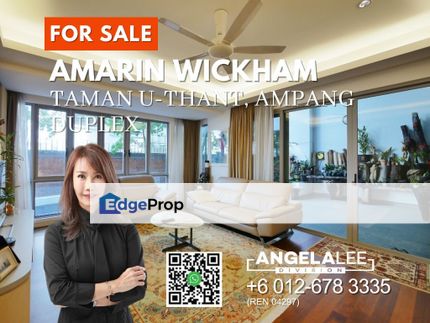 Taman U-Thant Amarin Wickham Corner Duplex for Sale, Kuala Lumpur, Taman U-Thant