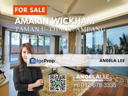 Taman U-Thant Amarin Wickham Corner Duplex for Sale, Kuala Lumpur, Taman U-Thant