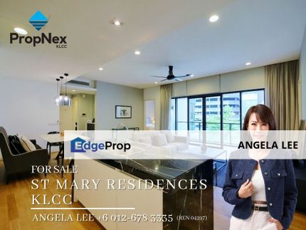 KLCC St Mary Residences 1615sf for Sale, Kuala Lumpur, KL City