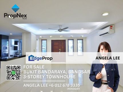 Bangsar Bukit Bandaraya 3-Storey Townhouse for Sale, Kuala Lumpur, Bangsar