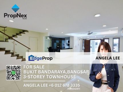 Bangsar Ria, Bukit Bandaraya 3-Storey Townhouse for Sale, Kuala Lumpur, Bangsar