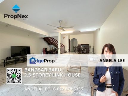 Bangsar Baru, Bangsar 2.5-storey Link House for Sale, Kuala Lumpur, Bangsar