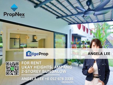 Ampang Ukay Heights 2-Storey Bungalow for Rent, Selangor, Ampang