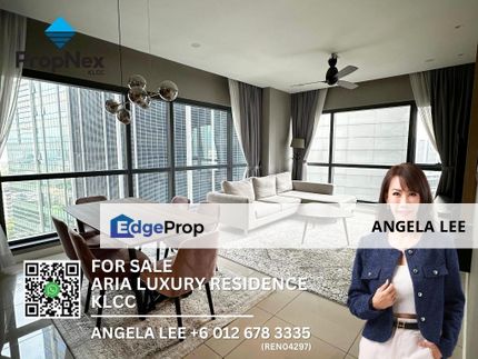 KLCC Aria Luxury Residence 1,159sf for Sale, Kuala Lumpur, KLCC