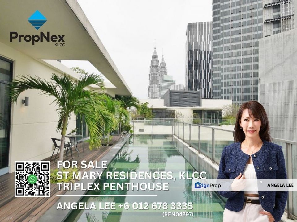 St Mary Residences Triplex Penthouse KLCC, PNB 118 and Exchange 106 Views, Kuala Lumpur, KL City