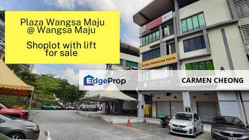 4 Storey Shop at Plaza Wangsa Maju, Seksyen 10, Wangsa Maju, Kuala Lumpur, Wangsa Maju