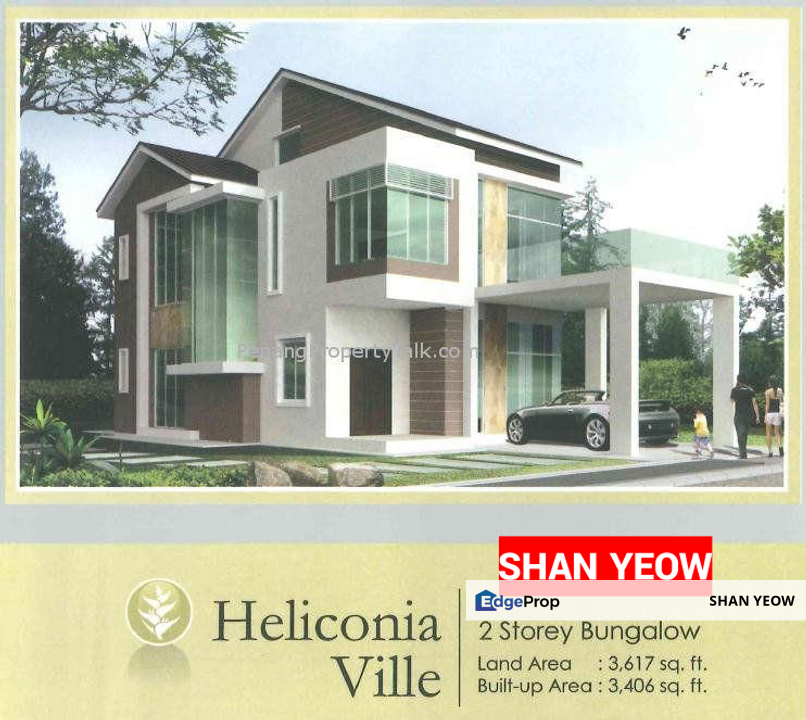 Bungalow Helicon Ville BM Permai For Sale , Penang, Bukit Minyak