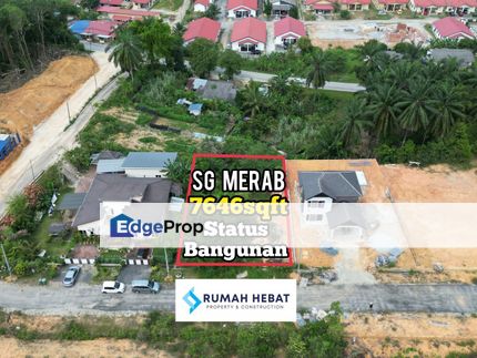 FREEHOLD 7647ft Bungalow Lot Sungai Merab Bangi, Selangor, Bangi