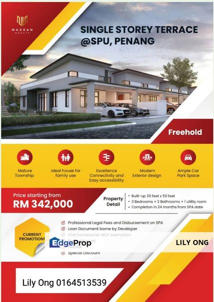 New Project in Seberang Perai Utara near to Bertam, Penang, Tasek Gelugor