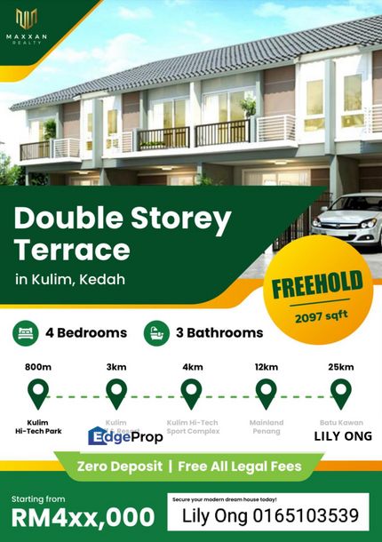 Double Storey  Terrace In Kulim, Kedah, Kulim