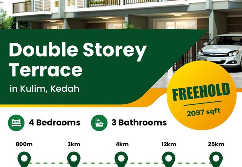 Double Storey  Terrace In Kulim