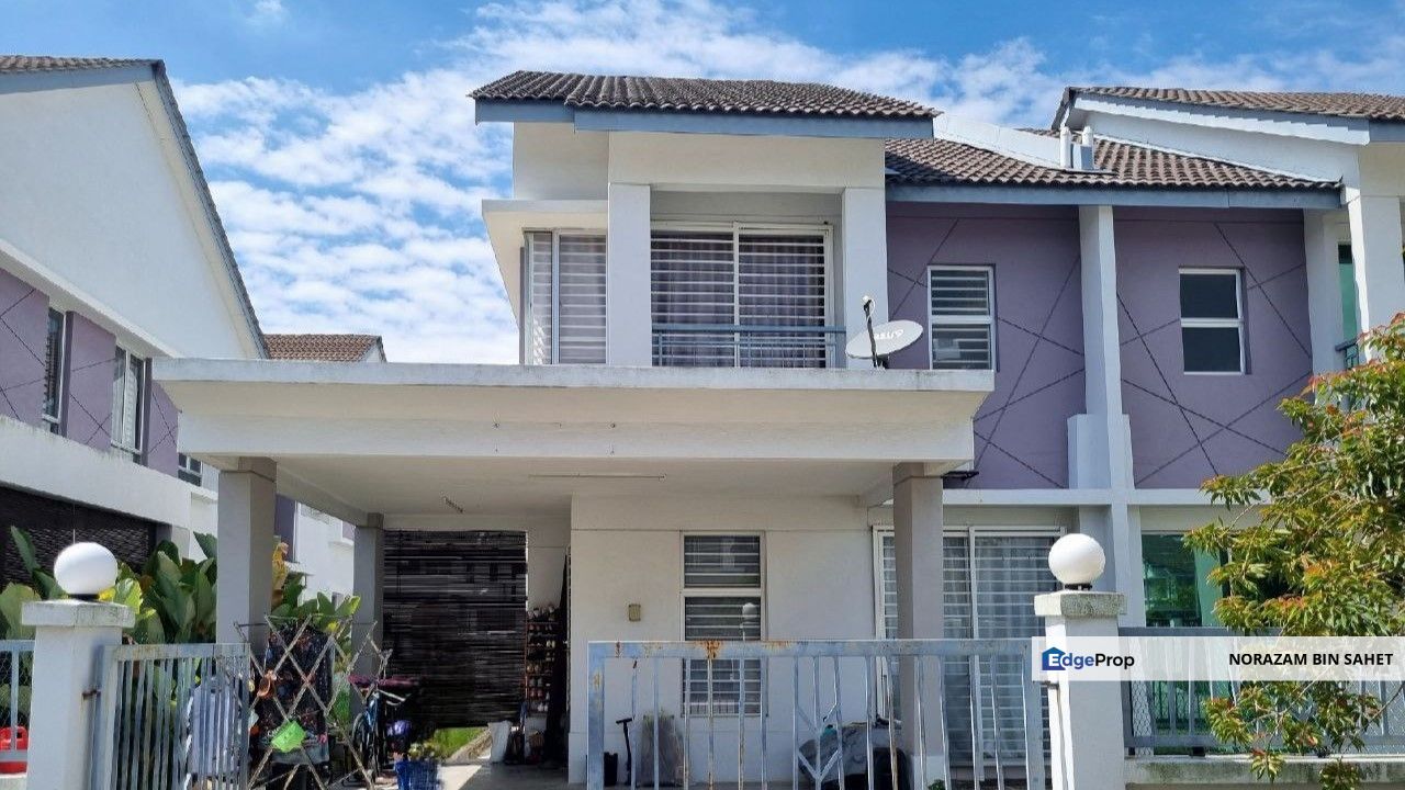 FOR SALE NON BUMI LOT DOUBLE STOREY SEMI D CLUSTER BAYU SURIA BANDAR ...