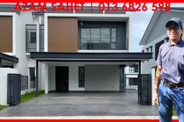 FOR SALE 3 STOREY SEMI D PARK VILLAS, TRILLIA BUKIT JELUTONG SHAH ALAM