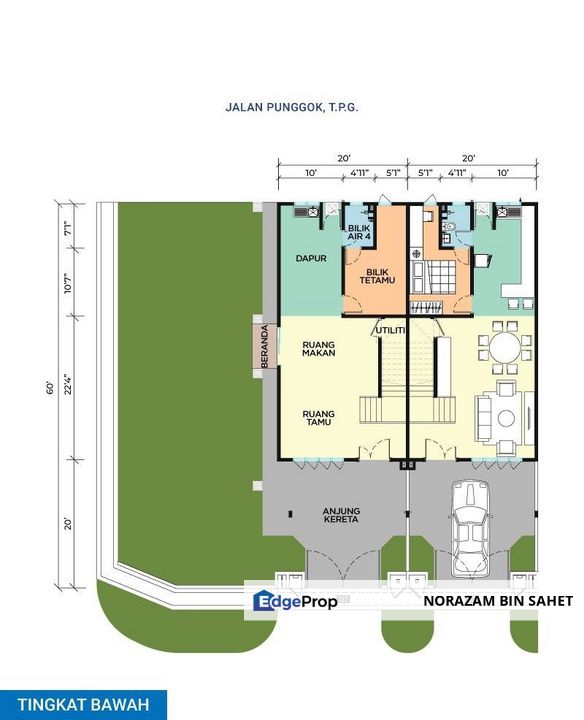 TAMAN BENTARA TELOK PANGLIMA GARANG TERES 2 TINGKAT MURAH UNTUK DIJUAL, Selangor, Telok Panglima Garang