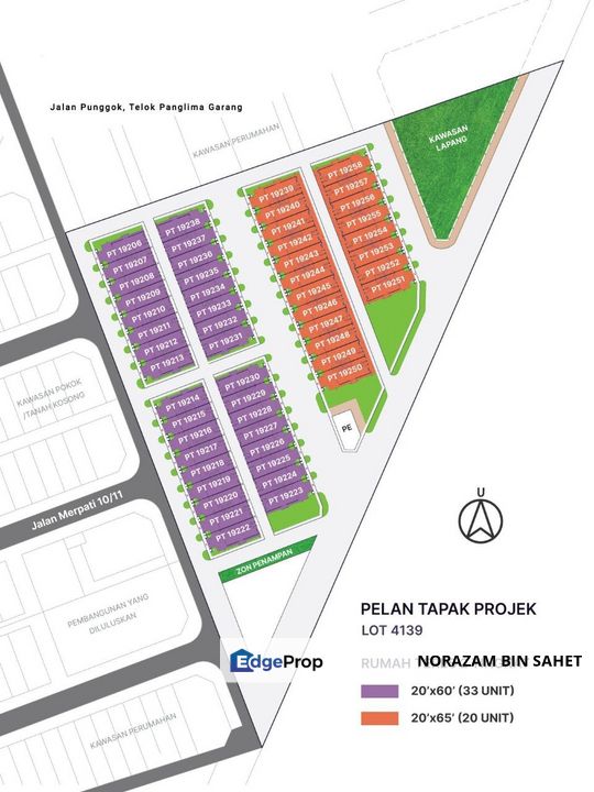 TAMAN BENTARA TELOK PANGLIMA GARANG TERES 2 TINGKAT MURAH UNTUK DIJUAL, Selangor, Telok Panglima Garang