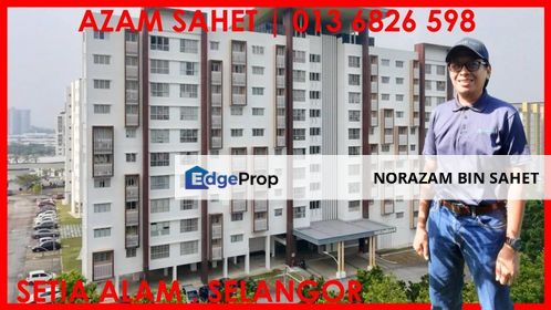 PANGSAPURI SERI MUTIARA SETIA ALAM SELANGOR FREEHOLD APARTMENT FOR SALE, Selangor, Setia Alam/Alam Nusantara