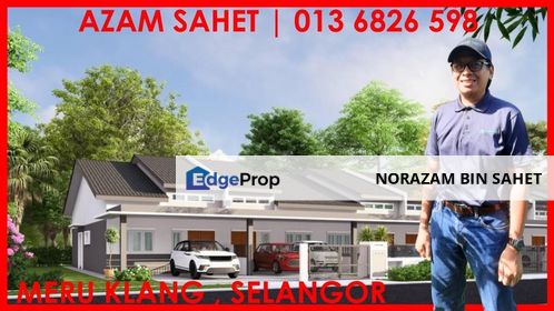 JALAN NENAS MERU KLANG SELANGOR FREEHOLD SINGLE STOREY TERRACE FOR SALE, Selangor, Klang