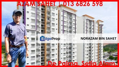 DE PALMA SETIA ALAM SEKSYEN U13 SHAH ALAM SELANGOR RSKU APARTMENT FOR SALE, Selangor, Setia Alam/Alam Nusantara