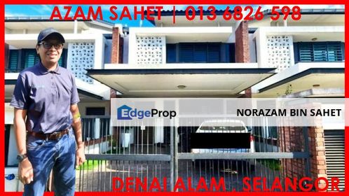 ELMINA WEST VALLEY 4 DENAI ALAM SHAH ALAM SELANGOR FREEHOLD 2 STOREY TERRACE FOR SALE, Selangor, Shah Alam