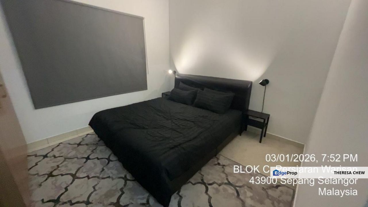 Partially Furnished Dual-Key Studio Room Unit at Alanis Residence , Selangor, Sepang