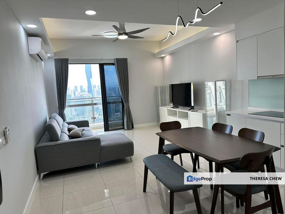 Sentral Suite Fully Furnished 3-Room With KL Beautiful View, Kuala Lumpur, KL Sentral