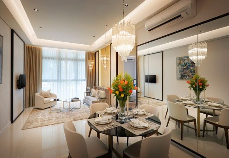 [NEW FREEHOLD 5G CONDO] 3Room 900Sqft 2 Carpark | 0% DownPayment & Fully Furnished