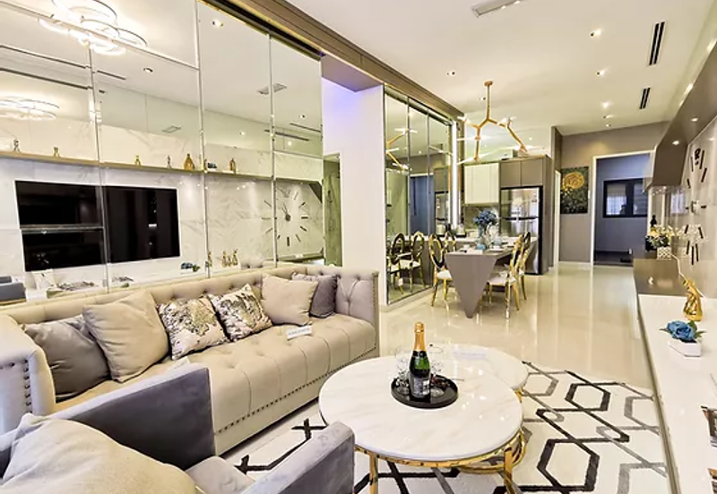 [NEW FREEHOLD 5G CONDO] 3Room 900Sqft 2 Carpark | 0% DownPayment & Fully Furnished